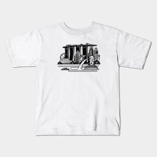 Singapore Minimalist Skyline: Urban Splendor Kids T-Shirt